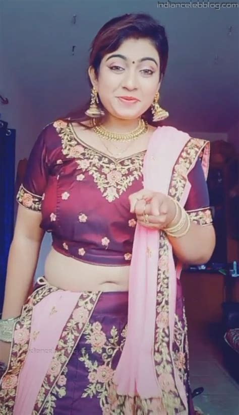 Anu Neela Elakiya Tamil Serial Actress Tt1 4 Hot Navel