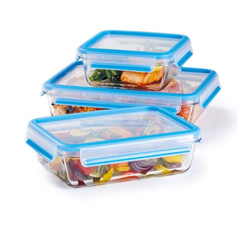 Zyliss Fresh 6 Piece Glass Food Storage Container Set E981046u The
