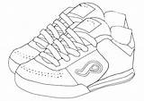 Kd Coloring Pages Shoes Shoe Template Getdrawings sketch template