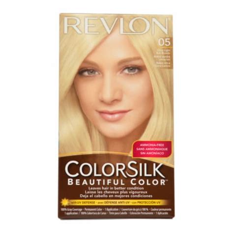 Revlon Colorsilk 05 Ultra Light Ash Blonde Hair Color 1 Ct Fry’s