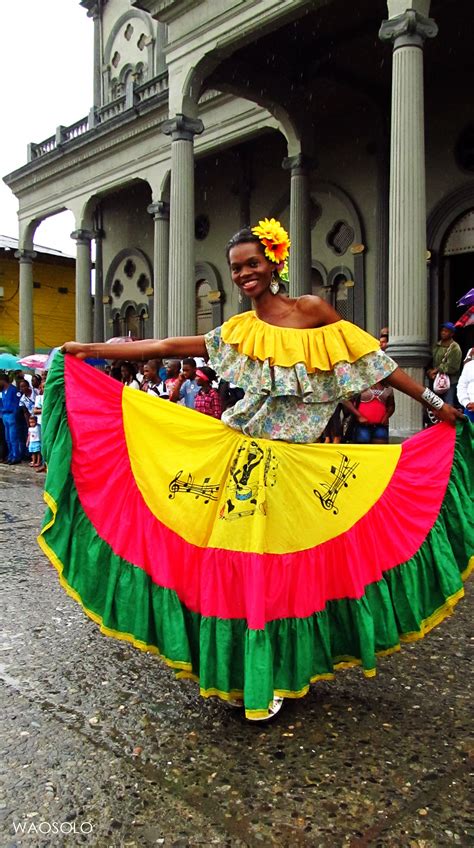 traditional fashion   afro colombian people  northern