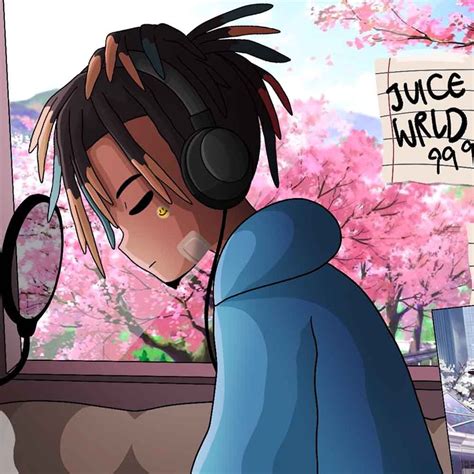 juice wrld httpswavwaxcom juice wrld anime rapper swag cartoon cartoon art