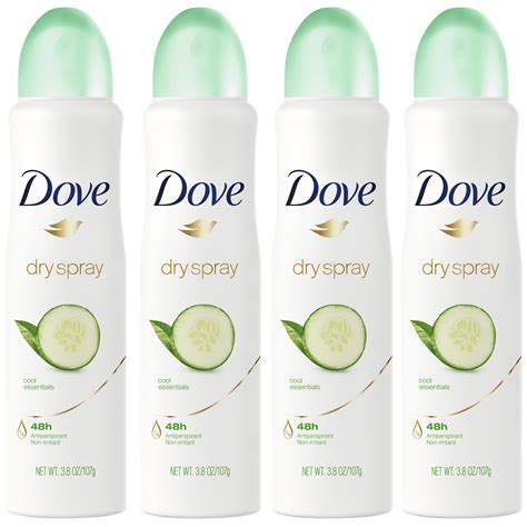 dove dry spray antiperspirant deodorant cool essentials  oz  count walmartcom walmartcom