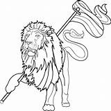 Lion Judah Drawing Rasta Coloring Pages Sketch Deviantart Template Getdrawings sketch template