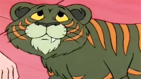 the hilariously practical reason why he man has a giant green tiger