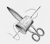 Notions Jahit Jarum Needles Coudre Machines sketch template