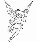 Coloring Pages Tinkerbell Fawn Tinker Bell Printable sketch template