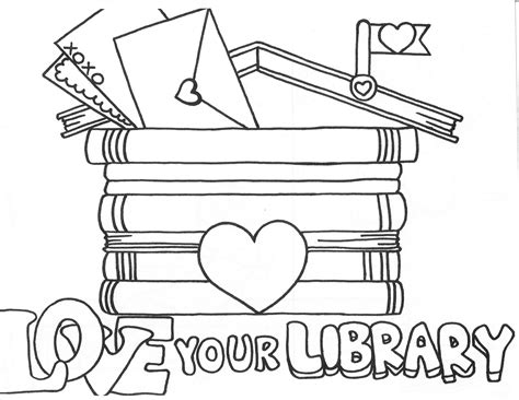 printable library coloring pages  printable templates