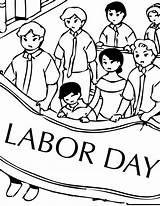 Labor Coloring Pages Kids Labour Printable Drawing Happy Printables Activities Sheets Handipoints May Clipart Print Color Workers Holidays Good Crafts sketch template
