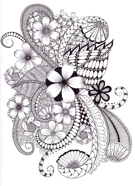 zentangle doodle zentangle drawings zentangle patterns tangle art