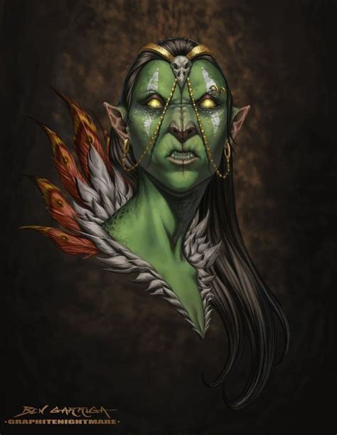 pin by unsu on orcses character art female orc character portraits