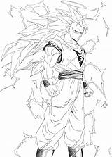 Goku Ssj3 Drawing Manga Drawings Getdrawings Deviantart sketch template