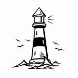 Lighthouse Leuchtturm Latarnia Morska Farol Dxf Zeichnung Grafik Malvorlagen Phare Kolorowanki Beacon Ausdrucken Cdr Ausmalen Fensterbilder Mercusuar Dla Vogel Mewarnai sketch template