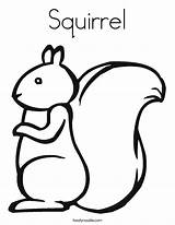 Squirrel Outline Craft Squirrels Eekhoorn Boyama Twisty Clipartmag Hamburger sketch template