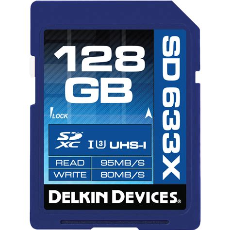 delkin devices gb elite uhs  sdxc memory card ddsdwg