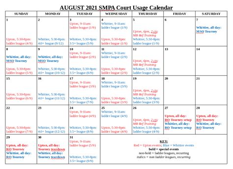 Juneau Court Calendar Printable Template Calendar