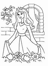 Princess Coloring Advertisement sketch template