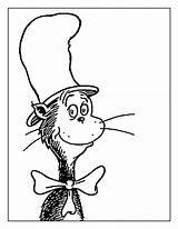 Dr Seuss Hat Cat Coloring Pages Lorax Activities Crafts sketch template