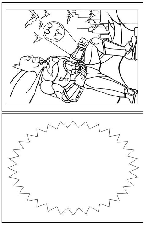 batman birthday coloring pages
