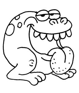 funny coloring pages  kids szem