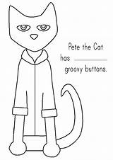 Pete Cat Buttons Coloring Preschool Groovy Activities Math Printable Template Color Pages Print Books Kindergarten Book Printables Clipart Worksheets School sketch template