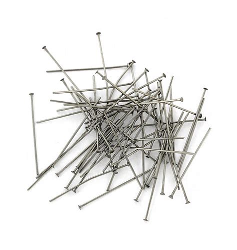 stainless steel flat head pins mm  pieces pin