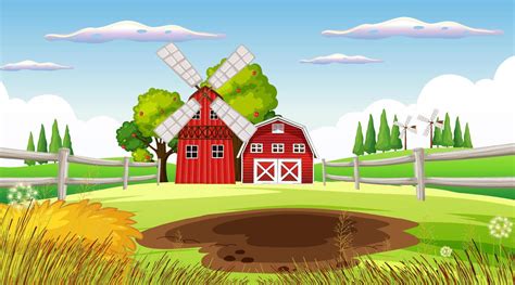 farm background vector art icons  graphics