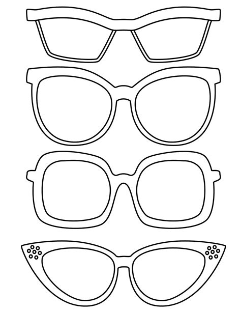 clipart sunglasses colouring clipart sunglasses colouring transparent