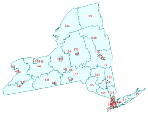 Zip Code Map Arrl Eastern New York Section
