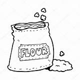 Flour Bag Cartoon Line Coloring Mill Stock Vector Illustration Clipart Pages Retro Available Style Depositphotos Dreamstime Template Funny Lineartestpilot sketch template