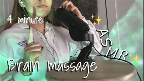 4 Minute Brain Massage Mic Scratching Asmr Crystalwrh Asmr ☁︎ Youtube