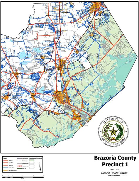 Precinct 1 Map Brazoria County Tx