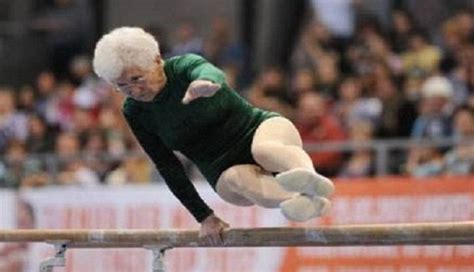 what a swinger flexi gran steals the show at gymnastics champs and she