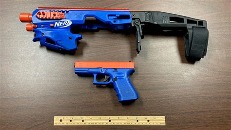 guns disguised  nerf toys   arrest  north carolina