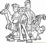 Coloring Kratts Wild Pages Printable Kids Print Online Team Color Bestcoloringpagesforkids Animal Birthday Book Choose Party Cartoon Power Coloringpages101 Pdf sketch template