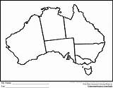 Coloring Australia Map Pages Colouring Australian Printable Cartoon Clip Animals Info Bus Station School Library Ginormasource Popular Choose Board sketch template