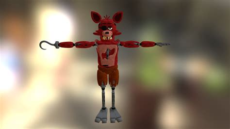foxy    model  angry bce sketchfab