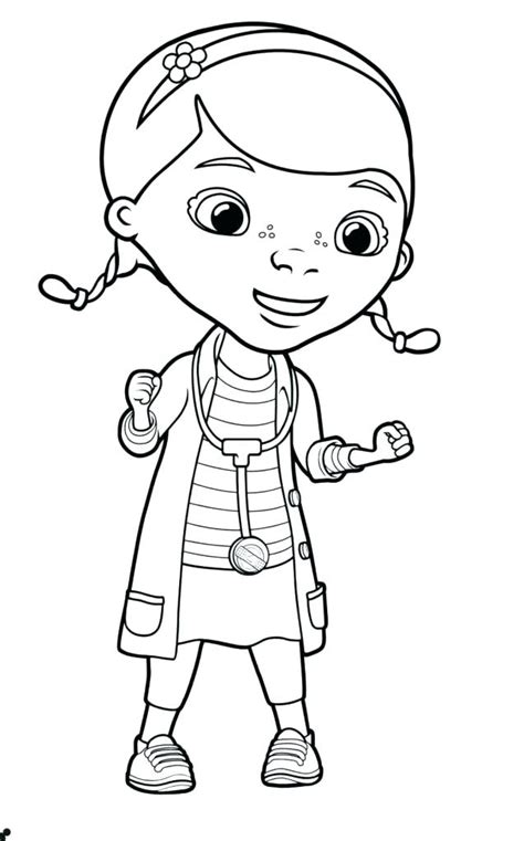 mcstuffins stuffy coloring pages  getdrawings