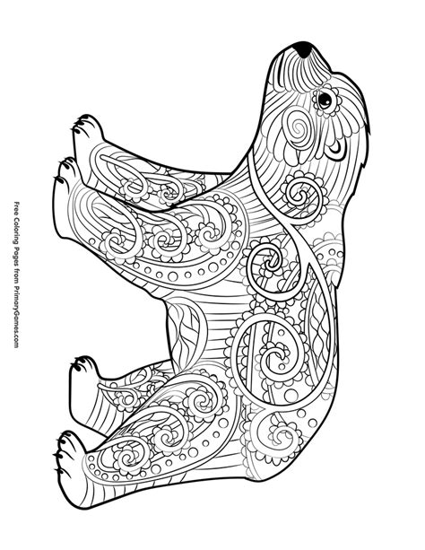 arctic animals coloring pages  fun coloring page