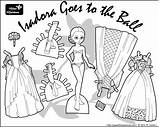 Isadora Maidens Maiden Papel Barbie Ballgowns Muñecas Paperthinpersonas Dpi sketch template