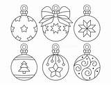 Ornaments Bauble Swirls sketch template