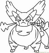 Purugly Pokémon Coloringpages101 sketch template