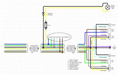 wiring diagram  brake lights