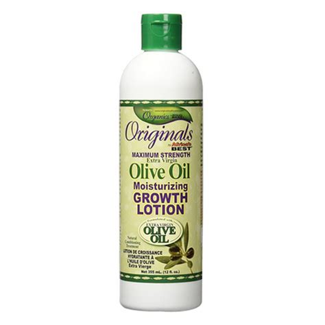 africas  organics extra virgin olive oil moisturizing growth lotion  oz myotcstorecom