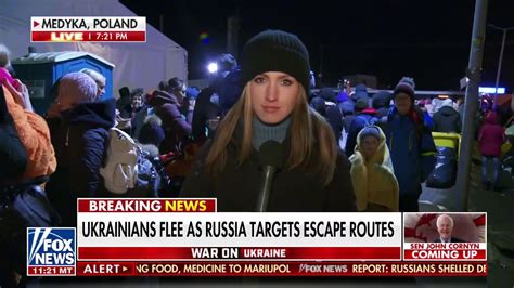 Ukrainian Refugees Flee To Poland To Find Solidarity Fox News Video