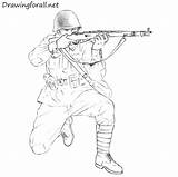 Soviet Soldier Draw Army Helmet Light Edges Reflex Hatching Designate Forget Located Strip Which Do Step sketch template