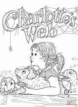 Coloring Pages Web Charlotte sketch template