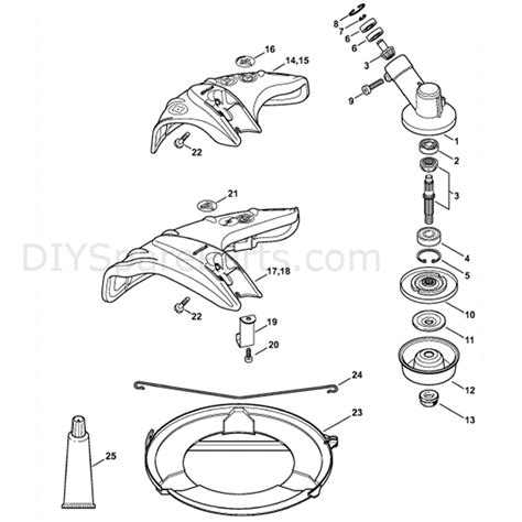 stihl fs  parts diagram