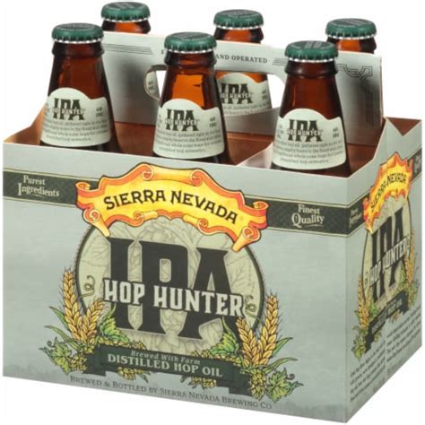 sierra nevada brewing co hop hunter ipa beer 6 bottles 12 fl oz