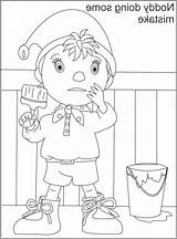 Noddy Coloring Pages Popular sketch template